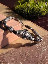 999 Fine Silver Koi Fish Buddhist Chain Bracelet | Handcrafted Prosperity Charm