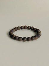 Natural Wild Agarwood Bracelet · Untreated Pure Oud Wood · Buddhist Prayer Bead Mala
