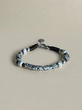 999 Fine Silver Cloud Buddhist Bracelet | Handcrafted Auspicious Cloud Bead Bracelet