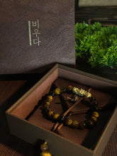 AAA Natural Tiger Eye Pixiu Bracelet · 999 Fine Silver · 18K Gold Plated · Dragon Ball Feng Shui Wealth Bracelet