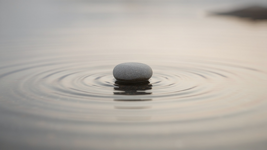 Individual enjoying peaceful walk during digital detox