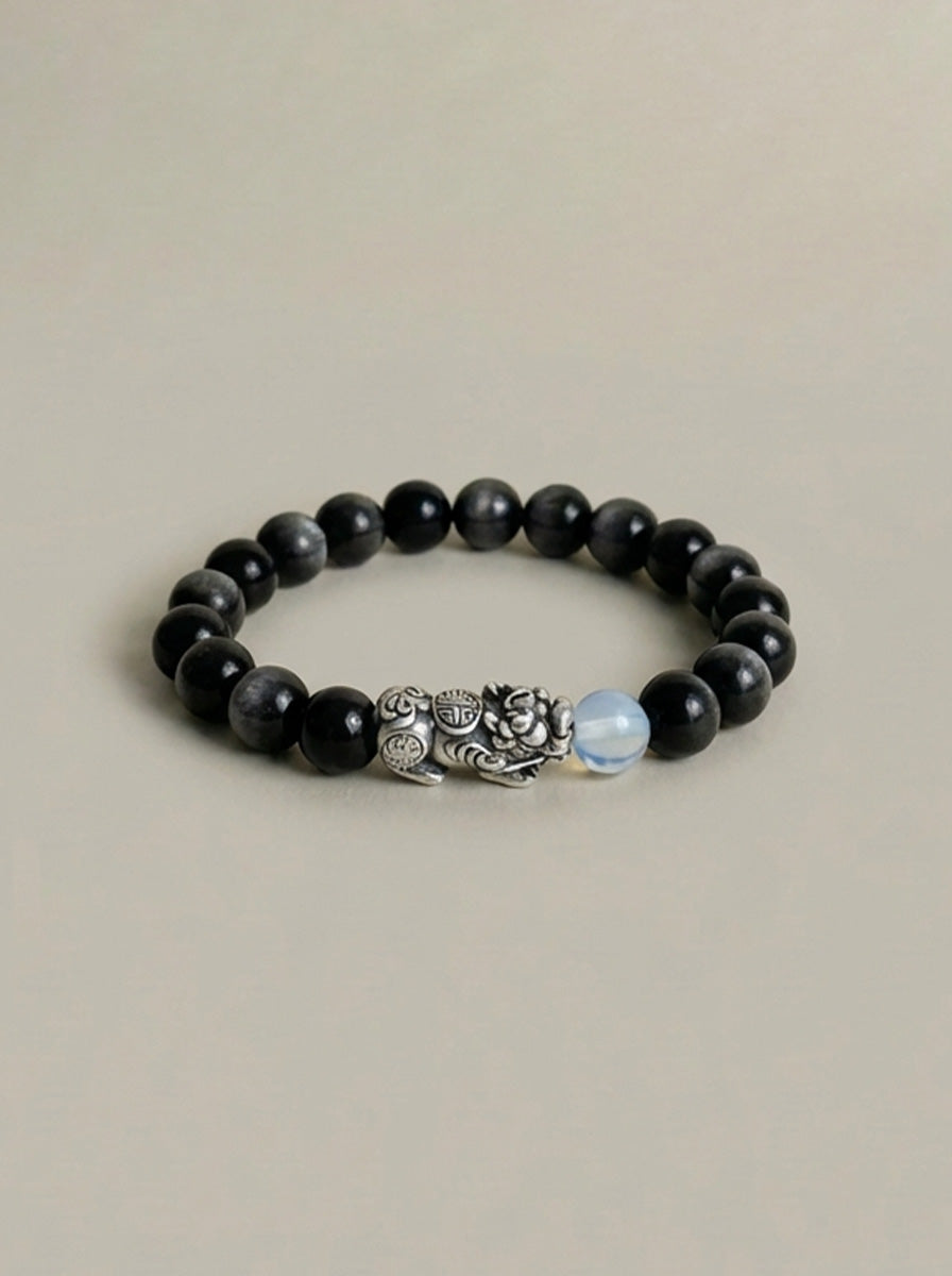 Handcrafted Bracelets | 999 Silver & Natural Stone | BIUDA